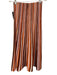ME+EM Size S Orange, Brown & Multi Viscose Blend Open Knit Sleeveless Skirt Set Orange, Brown & Multi / S