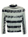 Proenza Schouler Size XS Seafoam & Black Velvet Turtle Neck Long Sleeve Top Seafoam & Black / XS