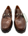 Peter Huber Shoe Size 9 Brown Leather Solid Stacked Heel Dress Men's Shoes Brown / 9