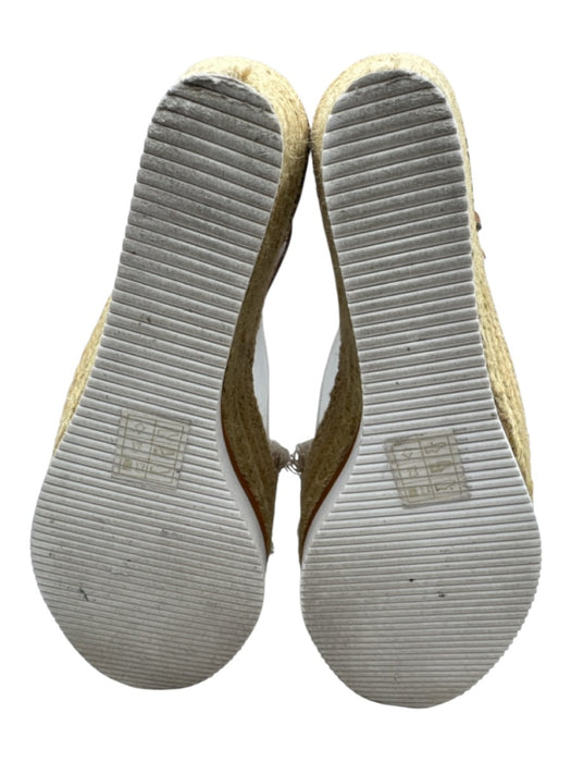 See By Chloe Shoe Size 39 Taupe & Brown Leather Upper Fringe Canvas Espadrille Taupe & Brown / 39