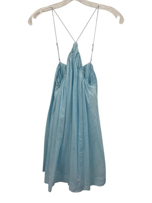 Abercrombie & Fitch Size MP Baby Blue Cotton Spaghetti Strap Pockets Dress Baby Blue / MP