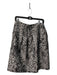 Max Mara Size 44 Brown, cream & black Polyester Side Zip Animal Print Skirt Brown, cream & black / 44