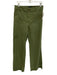 J. Crew Size 28 Green Cotton & Linen Zip Fly Patch Pockets Pants Green / 28