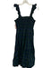 J. Crew Size S Blue & Green Cotton Plaid smocked Square Neck Sleeveless Dress Blue & Green / S