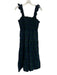 J. Crew Size S Blue & Green Cotton Plaid smocked Square Neck Sleeveless Dress Blue & Green / S