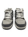 New Balance Shoe Size 7.5 White & Grey Leather Low Top lace up Sneakers White & Grey / 7.5
