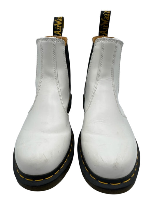 Dr. Martens Shoe Size 8 White Leather Chelsea Boots White / 8