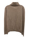 Alice Walk Size L Taupe Brown Cashmere Long Sleeve 1/2 Button Sweater Taupe Brown / L
