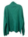 Polo Size XL Green Cotton Solid Quarter Zip Men's Long Sleeve Shirt XL