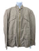 Bottega Veneta Size 56 Gray Cotton Blend Solid Zip UP Men's Jacket 56