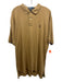 Ralph Lauren Size XL Brown Cotton Solid Polo Men's Short Sleeve Brown / XL