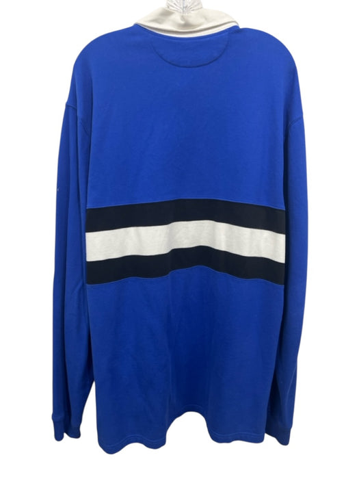 Ralph Lauren Size XLT Blue, Black & White Cotton Button Down Long Sleeve Shirt Blue, Black & White / XLT