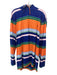 Polo Size XLT Orange & Multi Cotton Striped Hoodie Men's Jacket Orange & Multi / XLT
