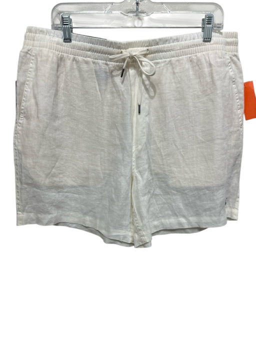 Polo NWT Size XL White Cotton Solid Zip Fly Men's Shorts White / XL