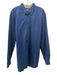 Polo Size XLT Blue Cotton Blend Solid Button Up Elbow Patches Long Sleeve Shirt Blue / XLT