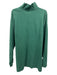Polo Size XLT Green Cotton Solid Quarter Zip Men's Long Sleeve Shirt Green / XLT