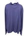 Polo Size XLT Purple Cotton Solid Quarter Zip Men's Long Sleeve Shirt Purple / XLT