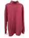 Polo Size XLT Red Cotton Solid Quarter Zip Men's Long Sleeve Shirt Red / XLT