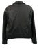 Blank NYC Size M Black & Silver Faux Leather Exposed Zip Silver Snaps Jacket Black & Silver / M