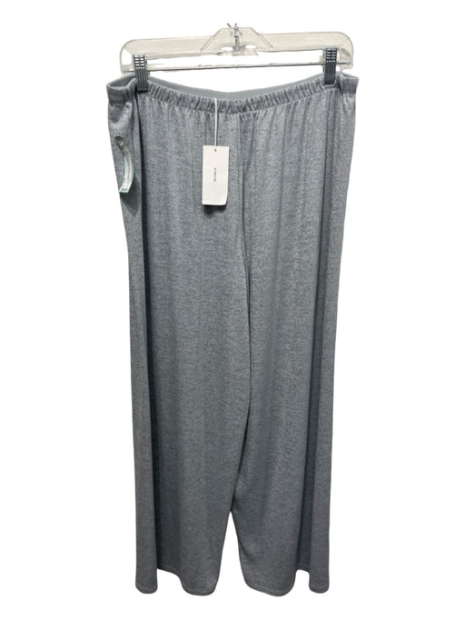 Vince Size XL Light Gray Rayon Heathered Stretch Straight Knit Pants Light Gray / XL