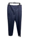 Peserico Size XL/50 Navy Blue Cotton Hook & Zip Mid Rise Tapered Pants Navy Blue / XL/50