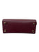 Michael Kors Burgundy Red Saffiano Leather Rolled Handle Structured Zip Top Bag Burgundy Red / M