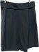 Akris Punto Size 12 Black Viscose & Linen Belted Front Pockets Pleated Shorts Black / 12