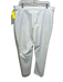 Akris Punto Size 14 White Cotton Blend Side Zip Trouser Tapered Crop Pants White / 14