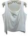Akris Punto Size 14 White Viscose Blend Sleeveless Round Neck Darted Tank Top White / 14