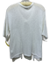 Peserico Size 46 White Cotton Knit Sequin Short Sleeve Snap Button Front Sweater White / 46