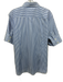 The Shirt Rochelle Behrens Size 2XL Blue & White Cotton Blend Striped Shirt Top Blue & White / 2XL