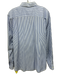 The Shirt Rochelle Behrens Size XL Blue & White Cotton Blend Striped Shirt Top Blue & White / XL