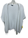 Peserico Size 44 White Cotton Knit Sequin Short Sleeve Snap Button Front Sweater White / 44