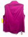 Akris Size 16 Magenta Cotton Blend Sleeveless Zip Front Collared Vest Top Magenta / 16