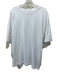 Reiss x NYBG Size L White & Green Cotton Short Sleeve Floral Embroidered Top White & Green / L
