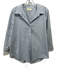L'agence Size L Blue, Gray, White Cotton Long Sleeve Stripe Blouse Top Blue, Gray, White / L