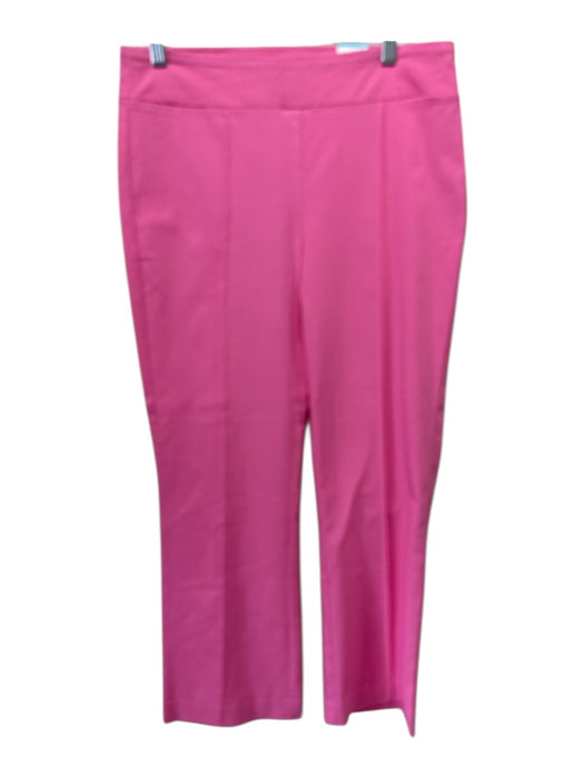 J. McLaughlin Size M Hot pink Rayon & Nylon Elastic Waistband Zip Pocket Pants Hot pink / M