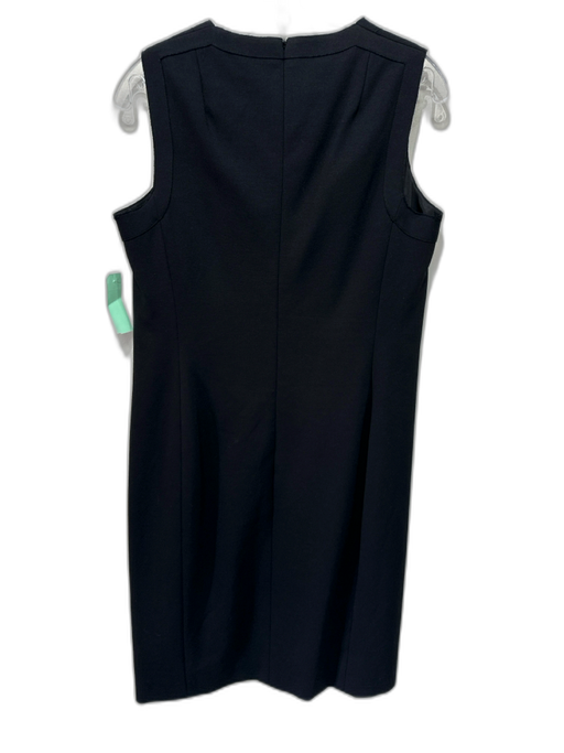 Akris Punto Size 10 Black Viscose & Polyamide Sleeveless Grommets Dress Black / 10