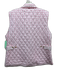 Hinson Wu Size 1/S Pink & White Cotton Zip Up Quilted Flap Pockets Vest Pink & White / 1/S