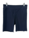 J. McLaughlin Size 12 Navy Blue Rayon & Nylon Elastic Waist Biker Shorts Navy Blue / 12