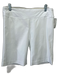 J. McLaughlin Size 12 White Rayon & Nylon Elastic Waist Biker Shorts White / 12