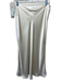 Sablyn Size L Cream White Silk Side Zip Midi Skirt Cream White / L