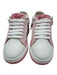 Giuseppe Zanotti Shoe Size 39.5 Pink & White Leather Lace Up Low Top Sneakers Pink & White / 39.5