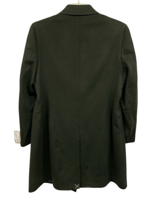 SUISTUDIO Size 12 Dark Green Wool 2 Buttons Peak Lapels Long Sleeve Jacket Dark Green / 12