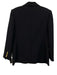 A.L.C. Size 12 Navy Poly Blend Flap Pocket Peak Lapels cuffed sleeve Jacket Navy / 12