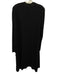Lafayette 148 Size M Black Lyocell blend Open Front Long Sleeve Cardigan Black / M