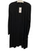 Lafayette 148 Size M Black Lyocell blend Open Front Long Sleeve Cardigan Black / M