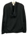 Brunello Cucinelli Size XXL Black Cotton Blend Zip Front Hooded Jacket Black / XXL