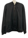 Brunello Cucinelli Size XXL Black Cotton Blend Zip Front Hooded Jacket Black / XXL