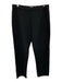 Vince Size L Black Cotton Blend Elastic Waist Trouser Pants Black / L